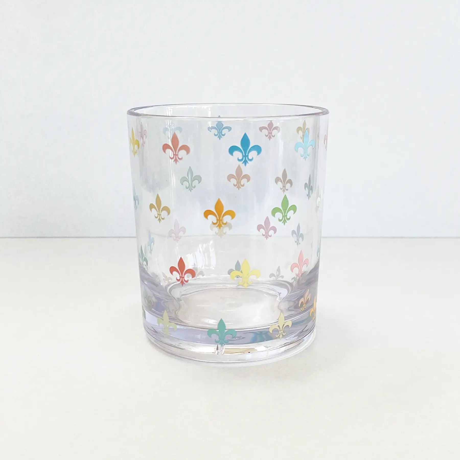 Fleur De Lis Acrylic Drinking Glasses by Nola Tawk, drinkware sets detail photo 2