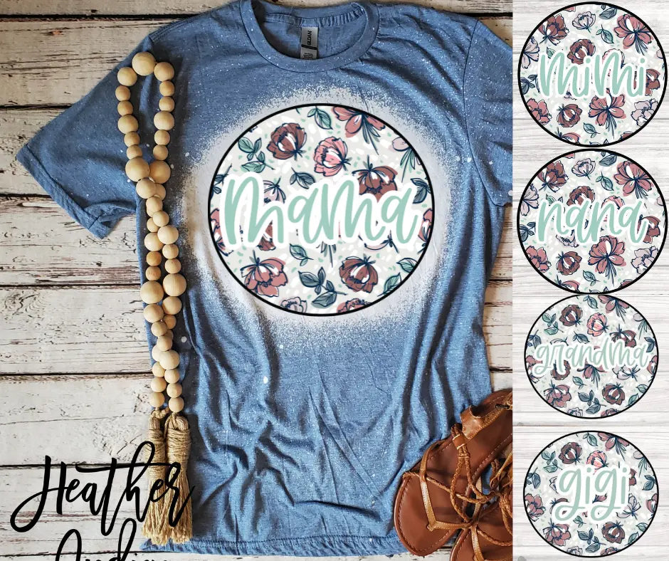 Floral Mothers Day Shirt by Southern Backroad Tees LLC, Southern lifestyle apparel main product photo