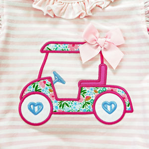 Floral Tee Time Bubble by Seven Lantern Lane, Southern lifestyle apparel detail photo 6