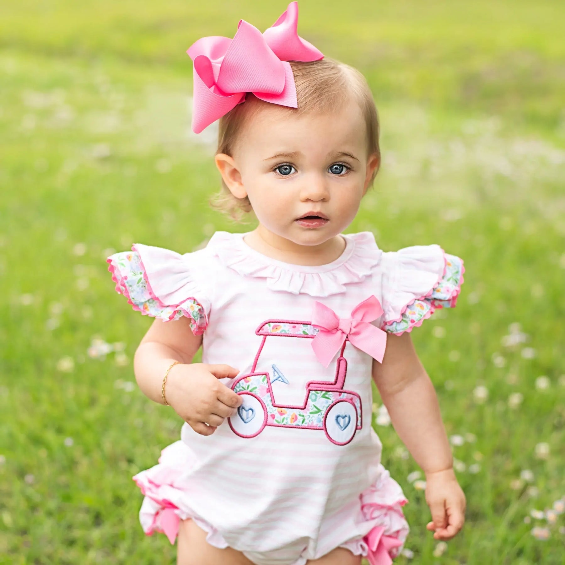 Floral Tee Time Bubble by Seven Lantern Lane, Southern lifestyle apparel detail photo 8