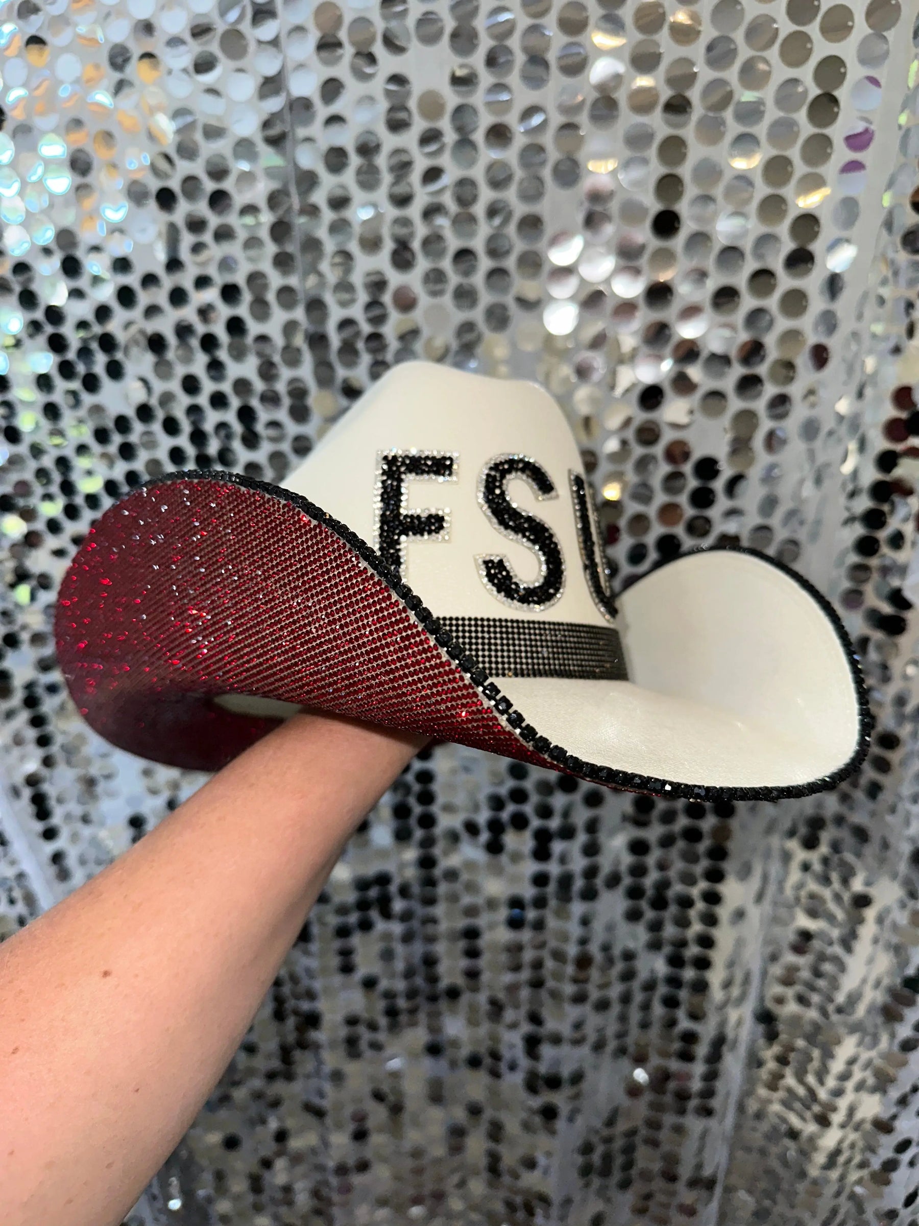 Florida State University by Rhinestone Cowgirl, custom hat main product photo