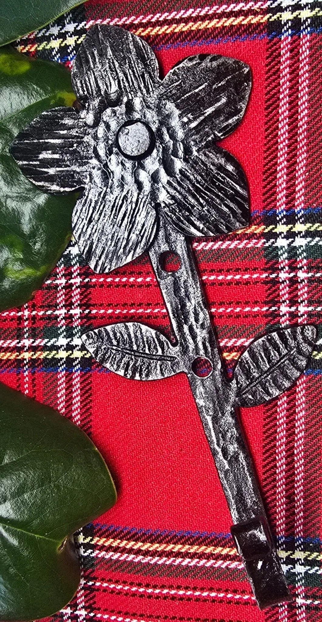 Flower Hook by Redbeard's Forge LLC, Southern home decor main product photo