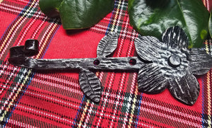 Flower Hook by Redbeard's Forge LLC, Southern home decor detail photo 2