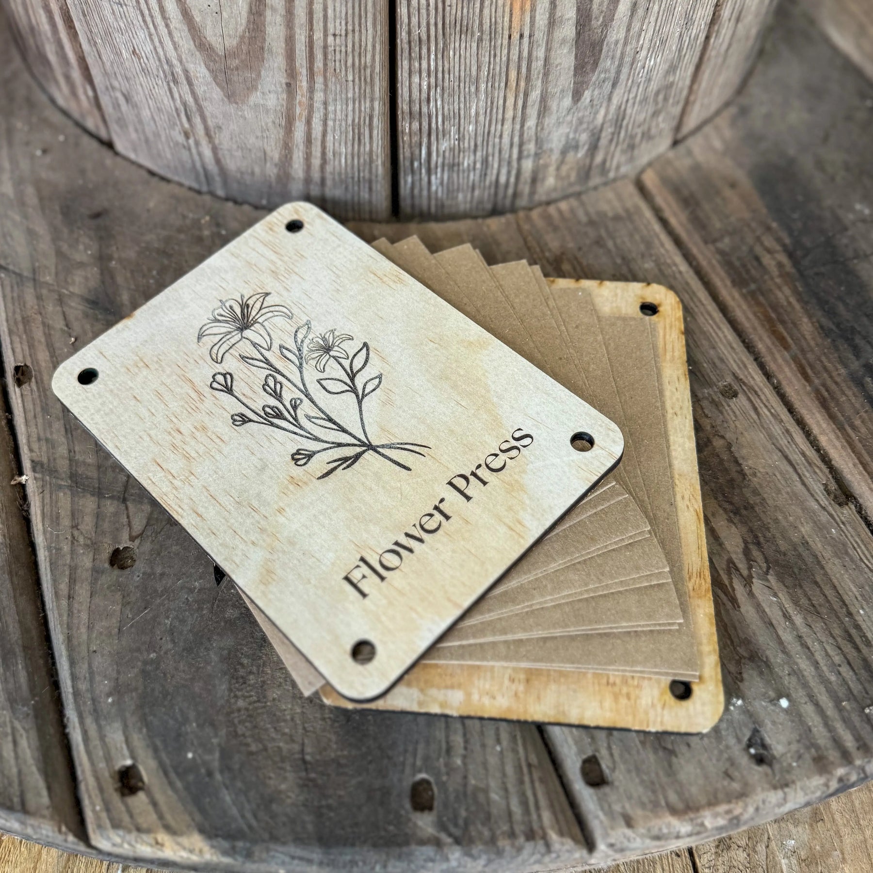 Flower Press by Still Magnolia, Southern home decor detail photo 4