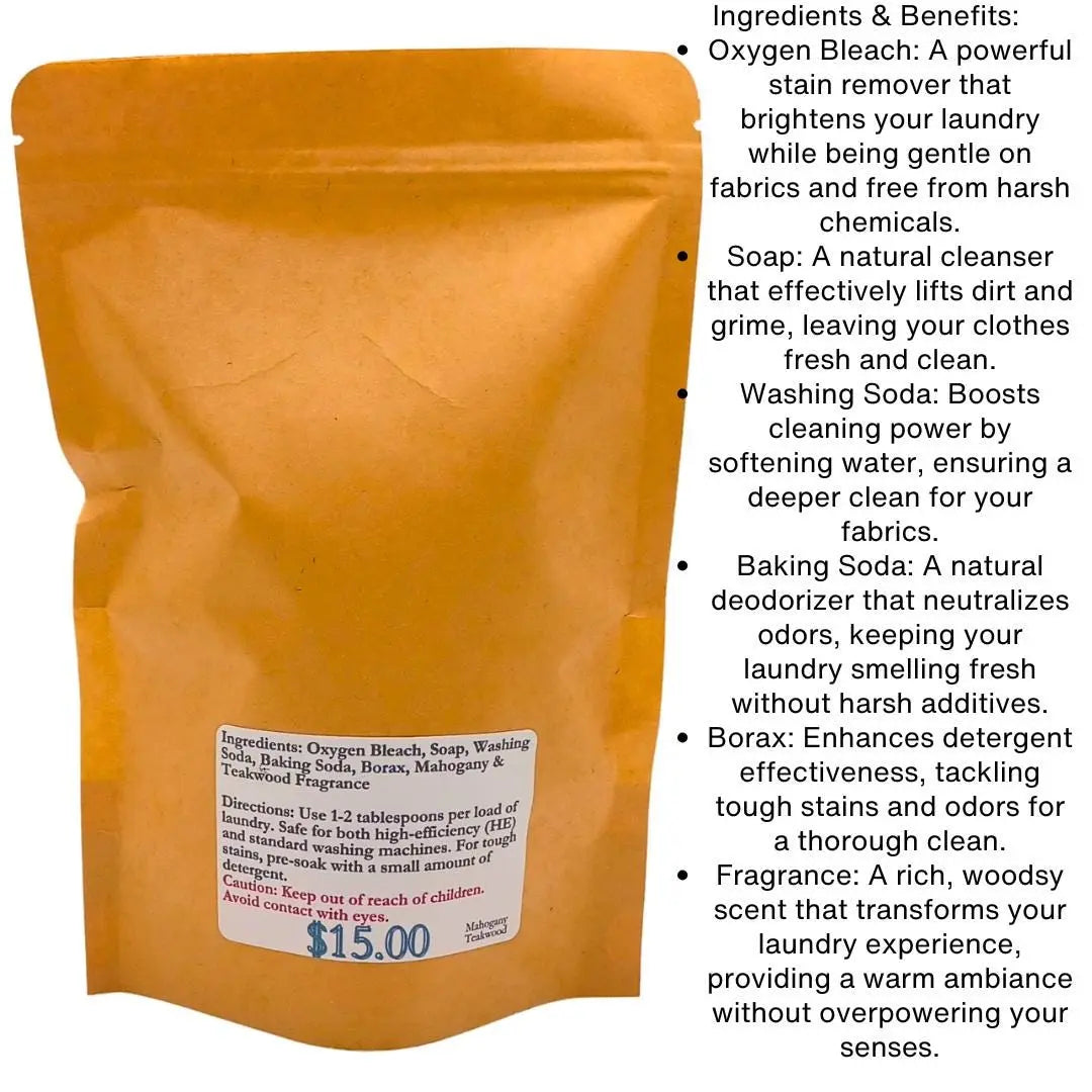 Forest Majesty™ Laundry Detergent | Mahogany & Teakwood Clean – ResilScents™ by ResilScents, Southern food gift detail photo 3