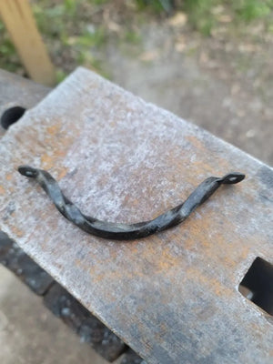 Forged Drawer Handles / Cabinet Handles by Redbeard's Forge LLC, cabinet knobs & handles detail photo 4