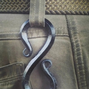 Forged Key Chain Holder by Redbeard's Forge LLC, Southern home decor detail photo 3