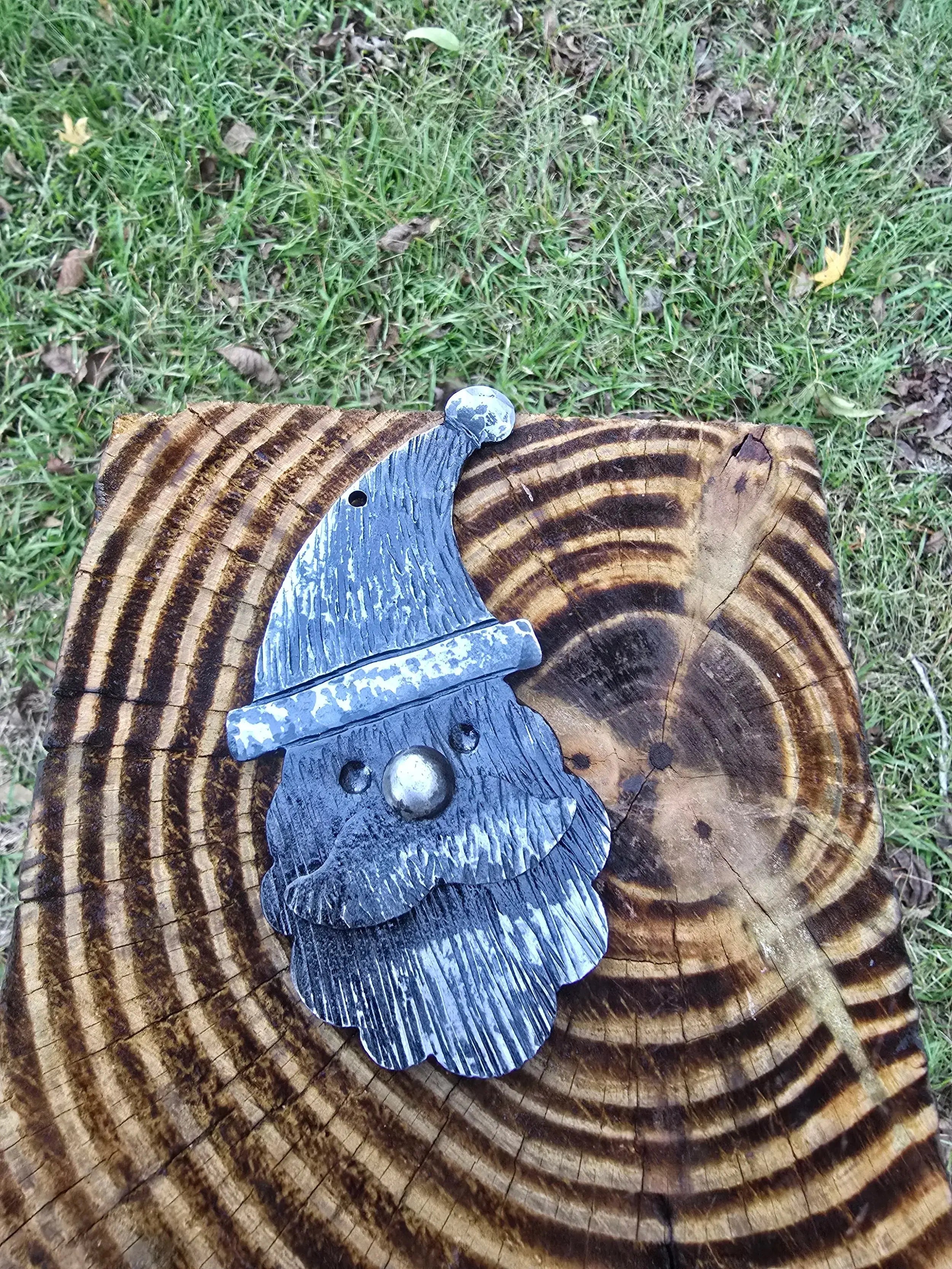 Forged Santa by Redbeard's Forge LLC, ornament main product photo