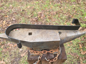 Forged Wreath Hanger by Redbeard's Forge LLC, Southern home decor main product photo