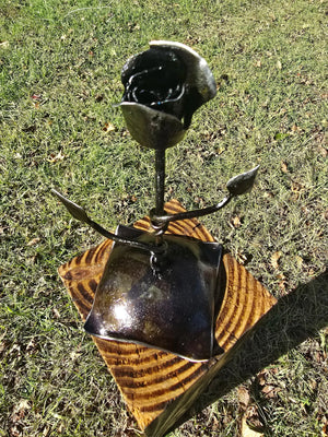 Forged Rose by Redbeard's Forge LLC, original artwork main product photo