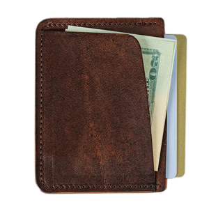 Frank Wallet - Cognac by Loyal Stricklin, handmade leather goods main product photo