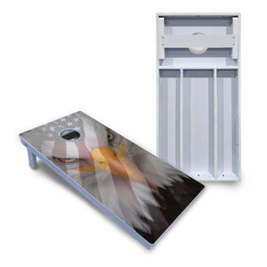 Freedom Eagle Cornhole Boards - All Weather Series by Cornhole Solutions, custom cornhole board main product photo