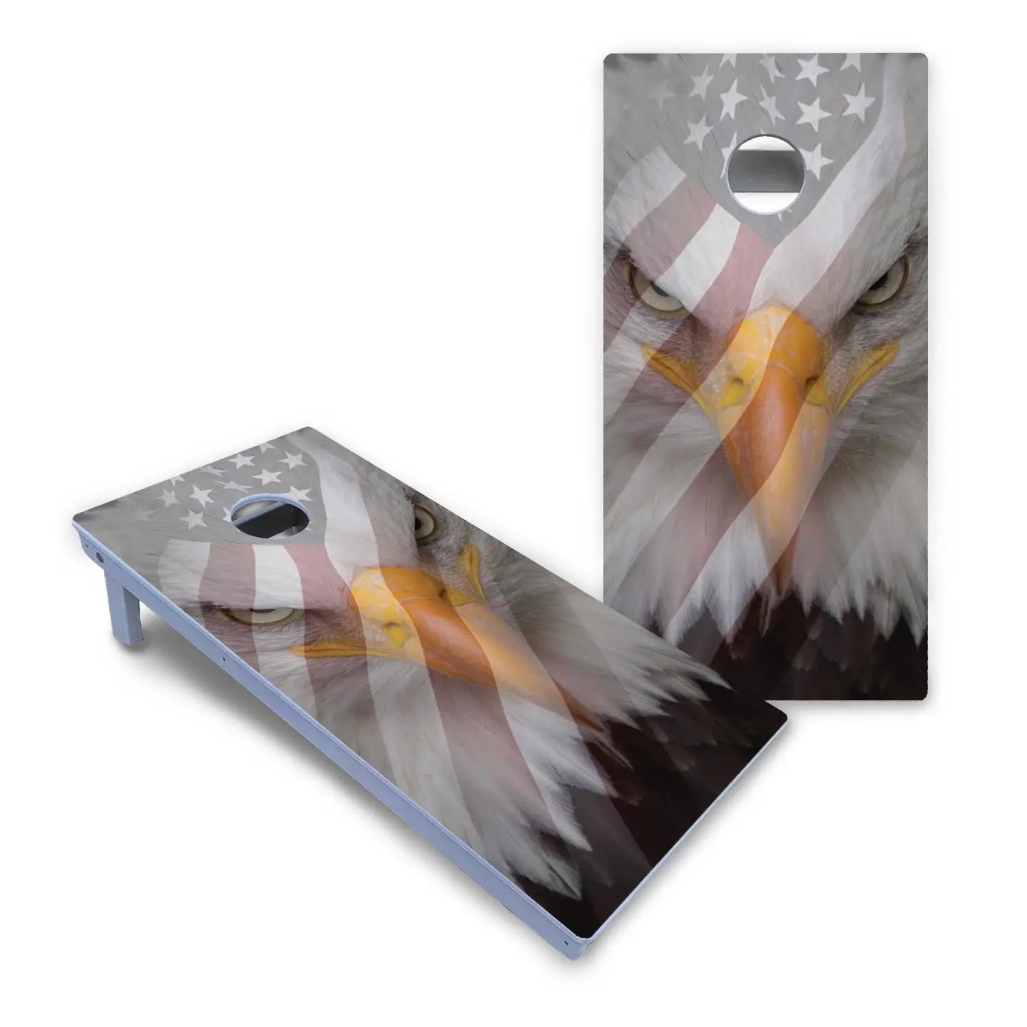 Freedom Eagle Cornhole Boards - All Weather Series by Cornhole Solutions, custom cornhole board detail photo 2