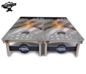 Freedom Eagle Cornhole Boards - Pro Solution Elite Series by Cornhole Solutions, custom cornhole board detail photo 3