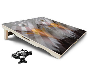 Freedom Eagle Cornhole Boards - Pro Solution Elite Series by Cornhole Solutions, custom cornhole board detail photo 5