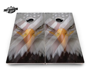 Freedom Eagle Cornhole Boards - Pro Solution Lite Series by Cornhole Solutions, custom cornhole board detail photo 2