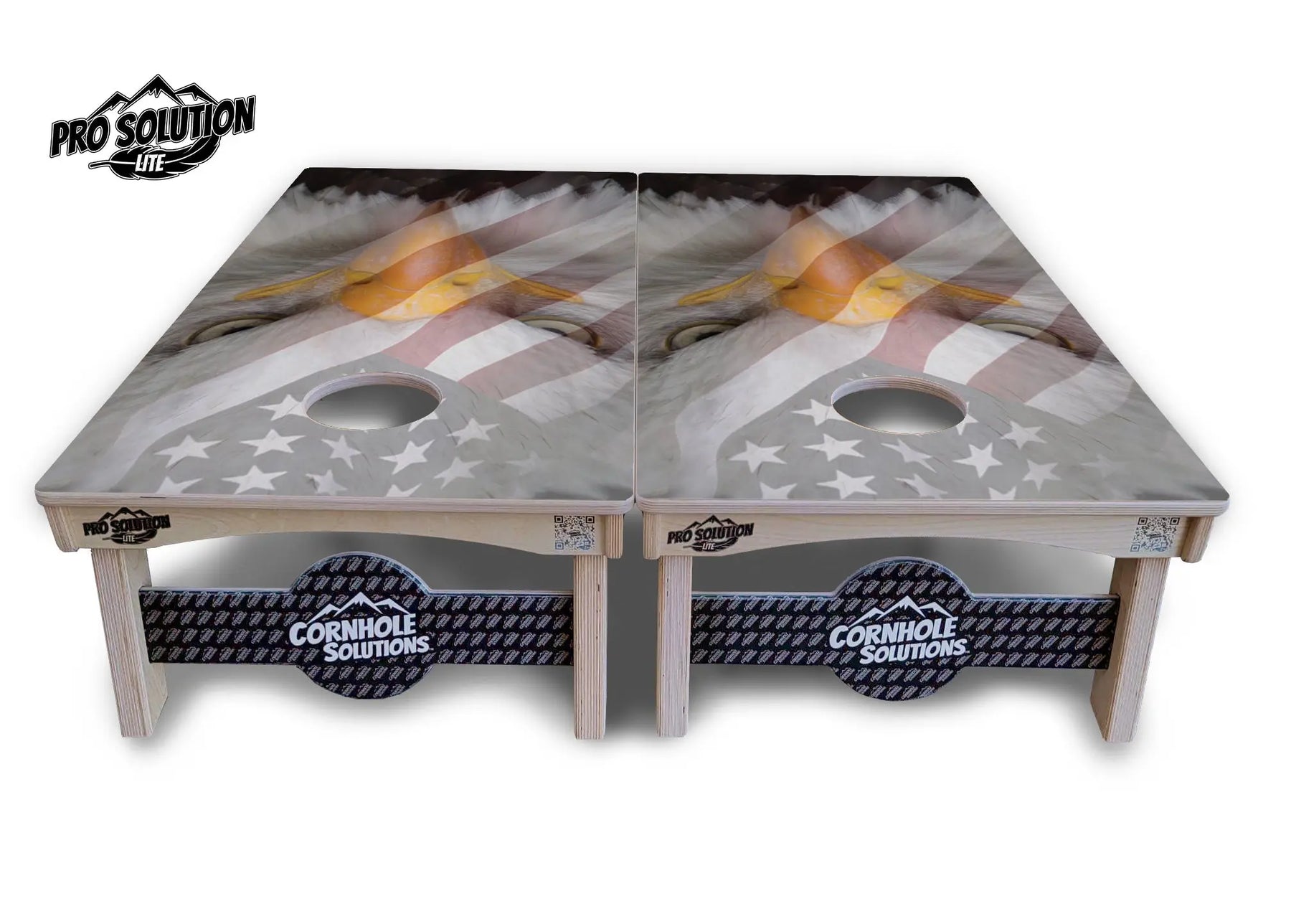 Freedom Eagle Cornhole Boards - Pro Solution Lite Series by Cornhole Solutions, custom cornhole board detail photo 3