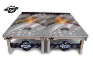 Freedom Eagle Cornhole Boards - Pro Solution Lite Series by Cornhole Solutions, custom cornhole board detail photo 3