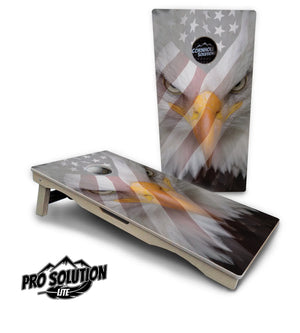 Freedom Eagle Cornhole Boards - Pro Solution Lite Series by Cornhole Solutions, custom cornhole board detail photo 4