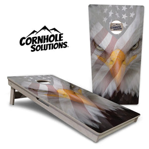 Freedom Eagle Cornhole Boards - Professional Tournament Series by Cornhole Solutions, custom cornhole board main product photo