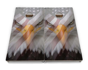 Freedom Eagle Cornhole Boards - Professional Tournament Series by Cornhole Solutions, custom cornhole board detail photo 2