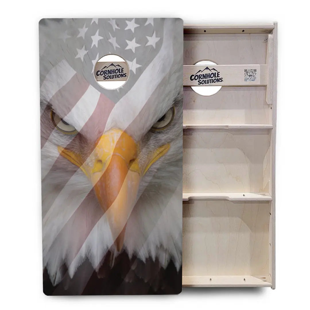 Freedom Eagle Cornhole Boards - Professional Tournament Series by Cornhole Solutions, custom cornhole board detail photo 3