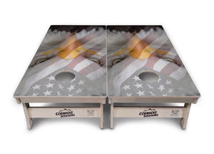 Freedom Eagle Cornhole Boards - Professional Tournament Series by Cornhole Solutions, custom cornhole board detail photo 5
