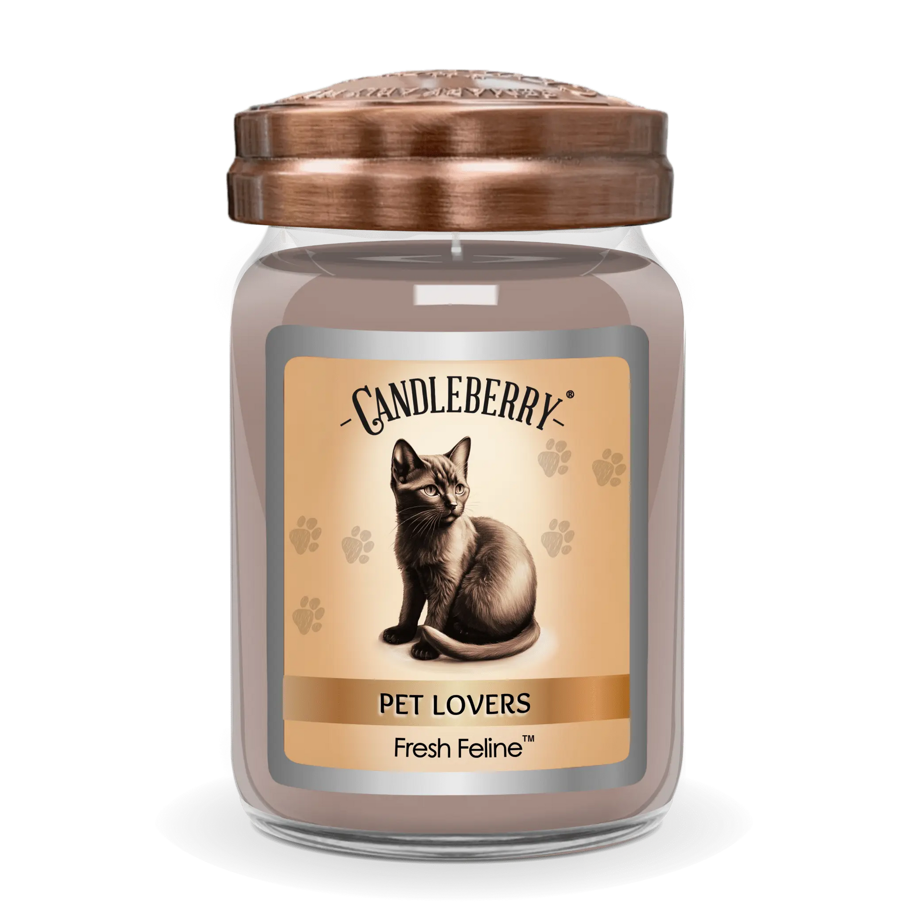 Fresh Feline™ - Large Jar Candle (Collective) by The Candleberry® Candle Company, scented candle main product photo