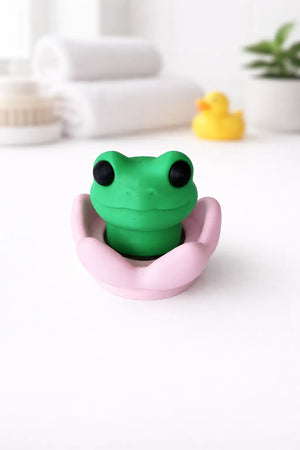 The Tween Space Frog and Lily Pad Clicker Toy — Sensory Fidget for Kids | 3D Printed by The Tween Space, paper gift detail photo 2