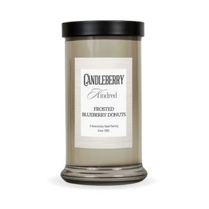 Frosted Blueberry Donuts™, Kindred, Large Jar Candle (Collective) by The Candleberry® Candle Company, scented candle main product photo