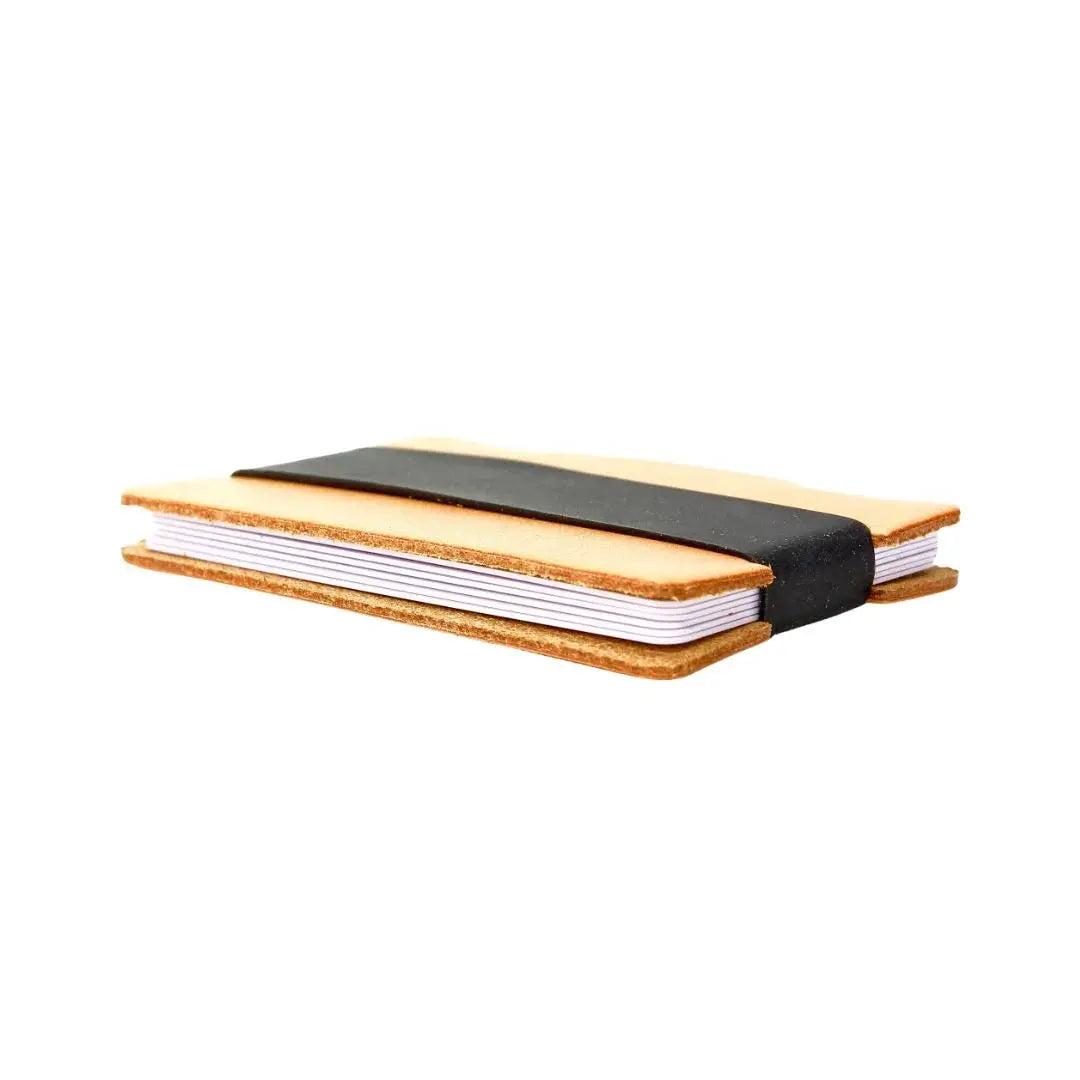 Full Grain Leather Card Wallet by Recycled Firefighter, paper gift detail photo 10