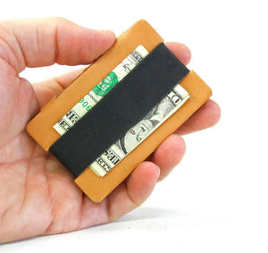 Full Grain Leather Card Wallet by Recycled Firefighter, paper gift detail photo 11