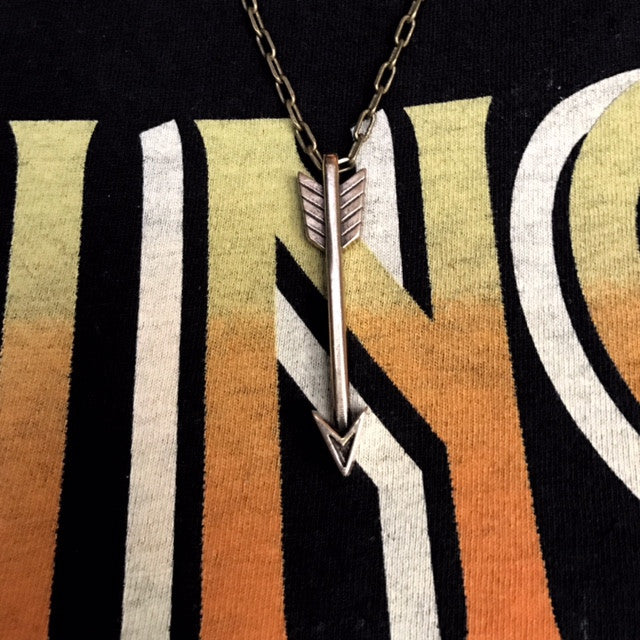 STRENGTH Arrow of Courage Necklace - Bronze by Forged By Fire — view 4 of 8