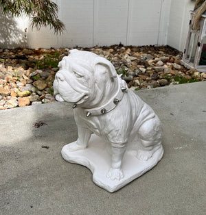 Georgia Bulldogs Natural White UGA Mascot Statue alternate view 6