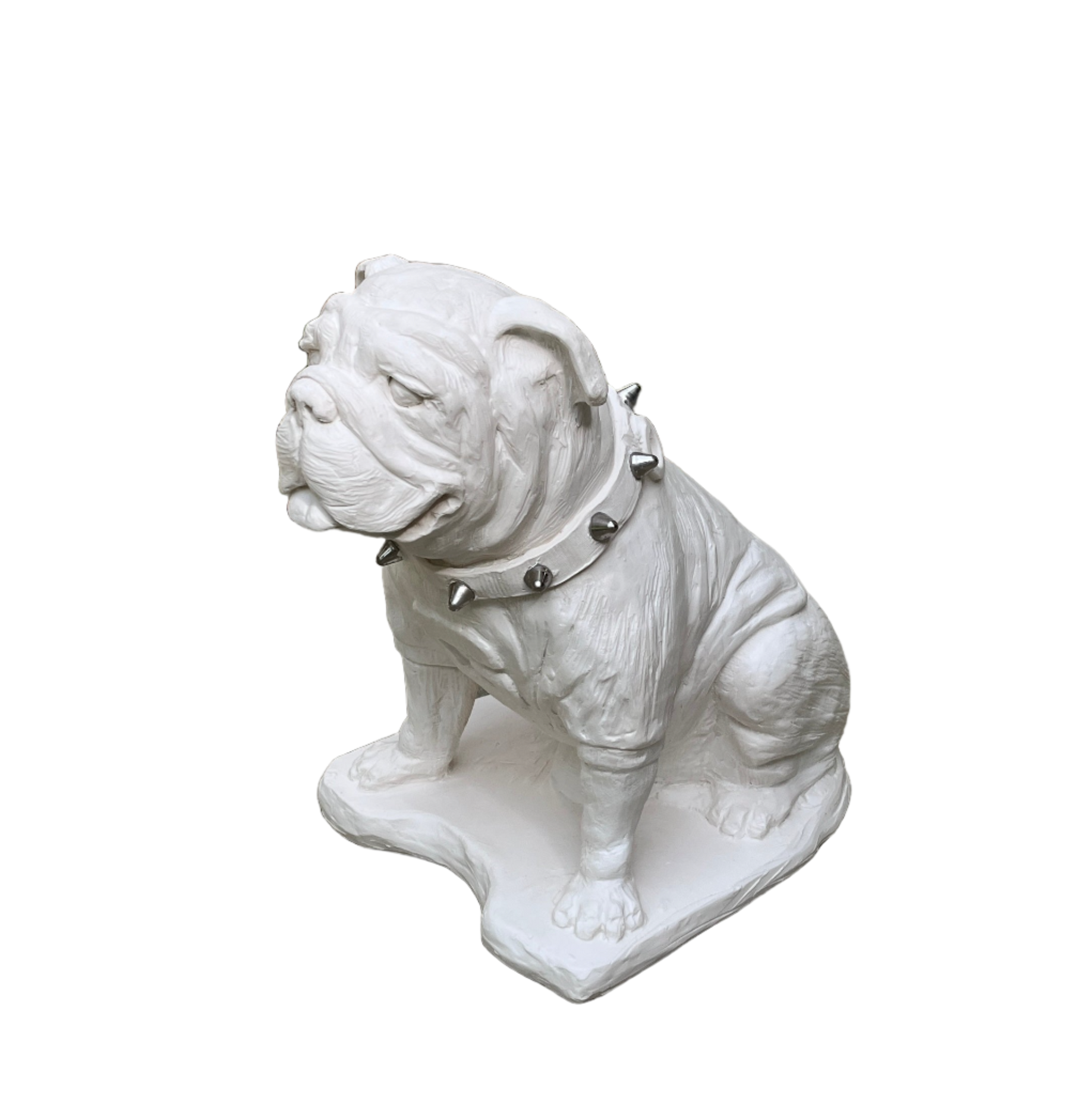 Georgia Bulldogs Natural White UGA Mascot Statue alternate view 8