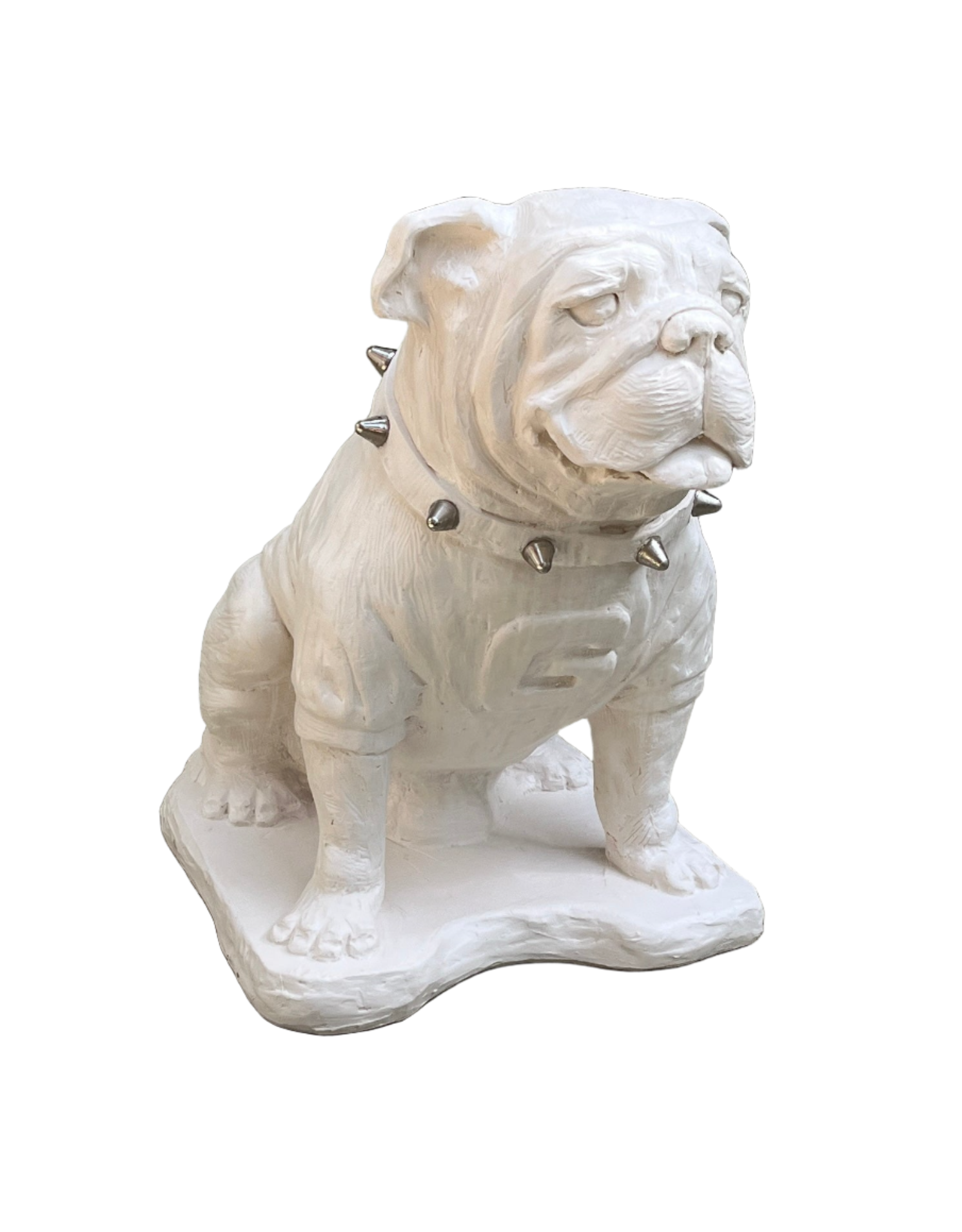 Georgia Bulldogs Natural White UGA Mascot Statue alternate view 7