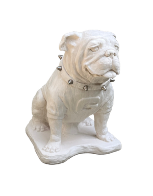 Georgia Bulldogs Natural White UGA Mascot Statue alternate view 7