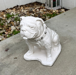 Georgia Bulldogs Natural White UGA Mascot Statue alternate view 10