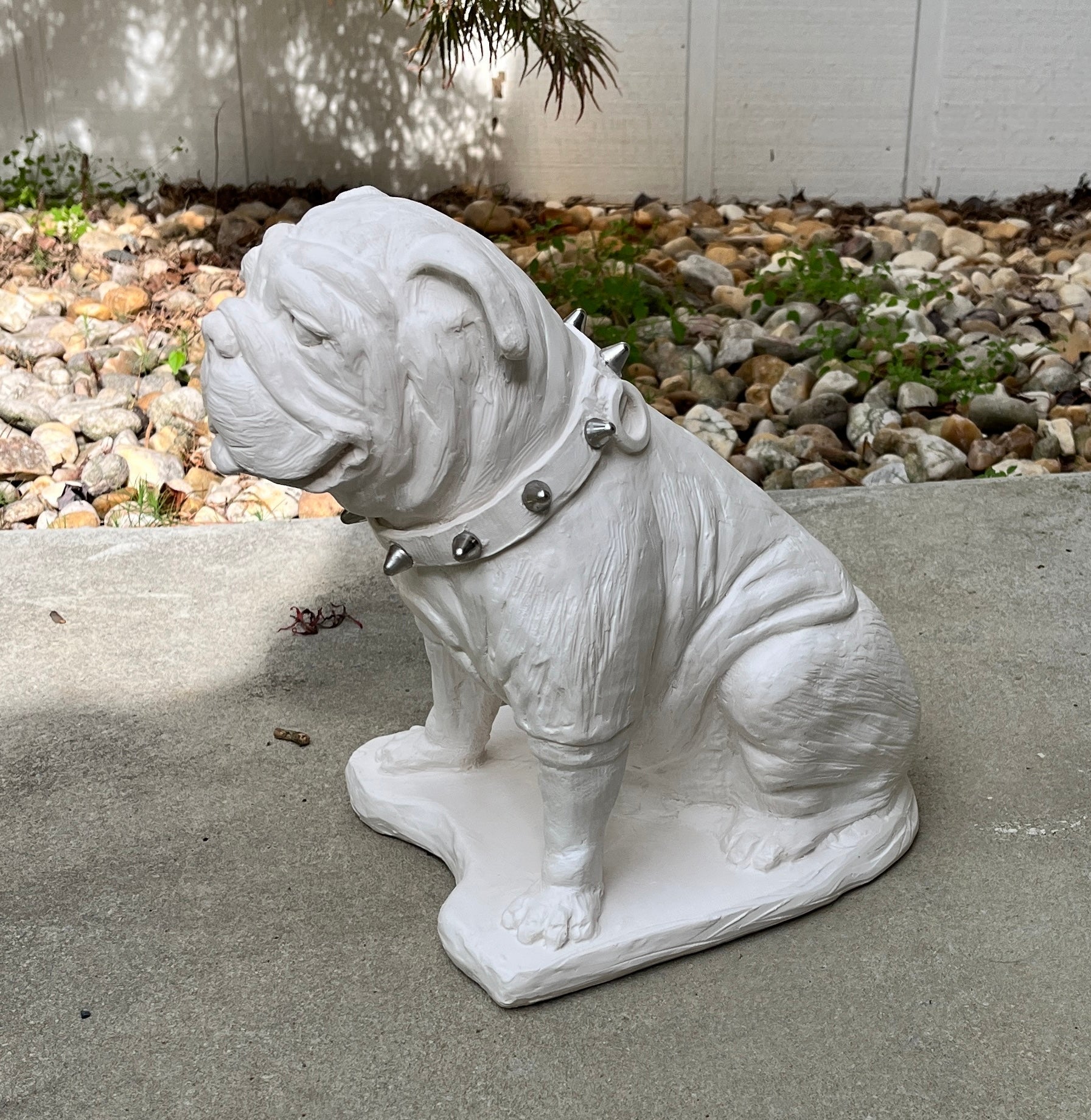 Georgia Bulldogs Natural White UGA Mascot Statue alternate view 9