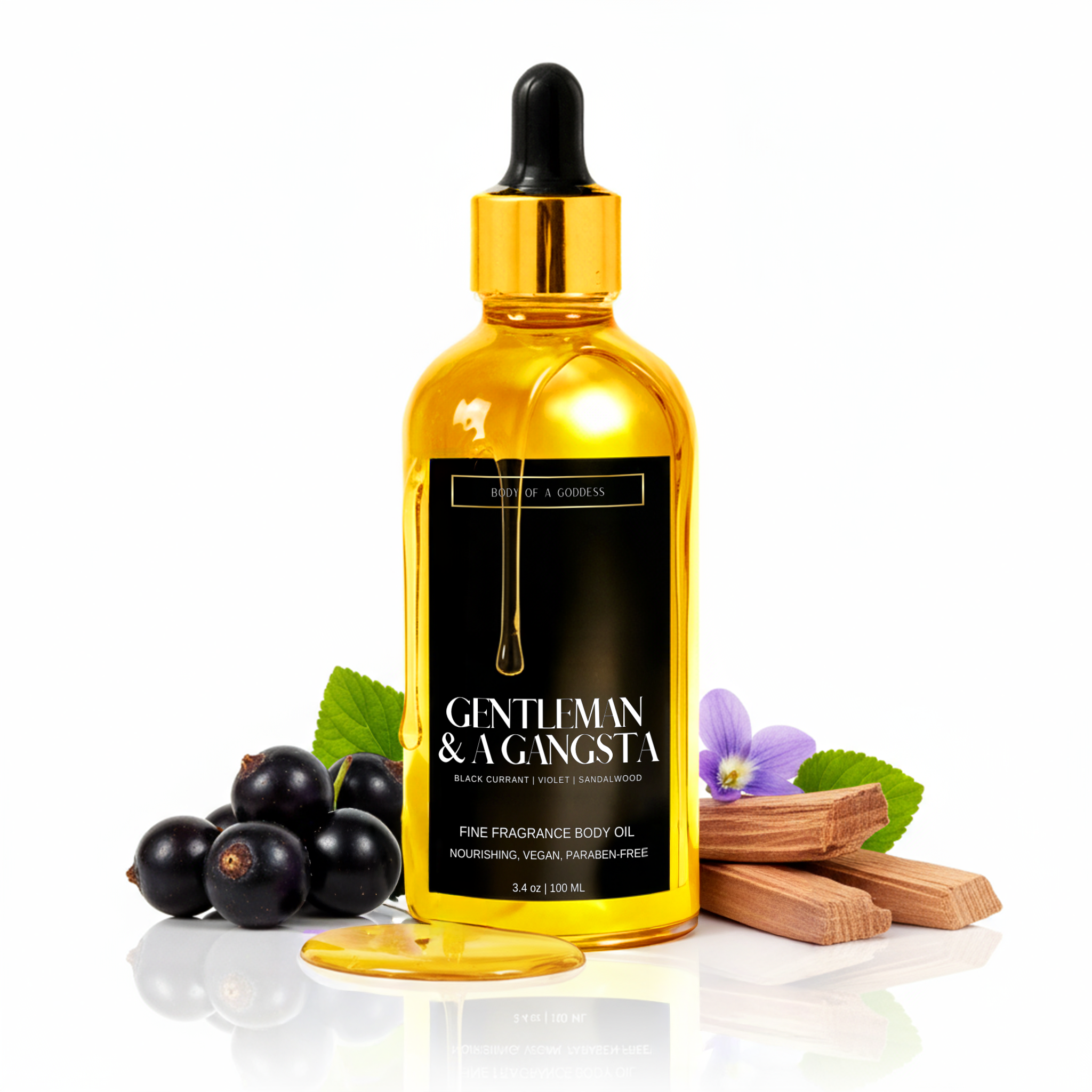 GENTLEMAN & A GANGSTA BODY & BEARD OIL by Body of a Goddess