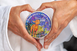 Ginger Quince Goats Milk Body Butter by Essential Journeys, natural skincare detail photo 7