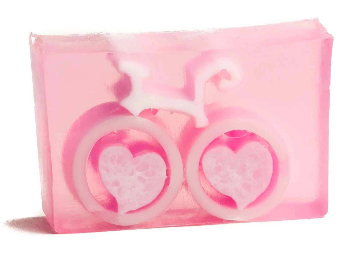 Grapefruit Bike Love Soap Slice 5.5 Oz. by Essential Journeys, natural skincare main product photo