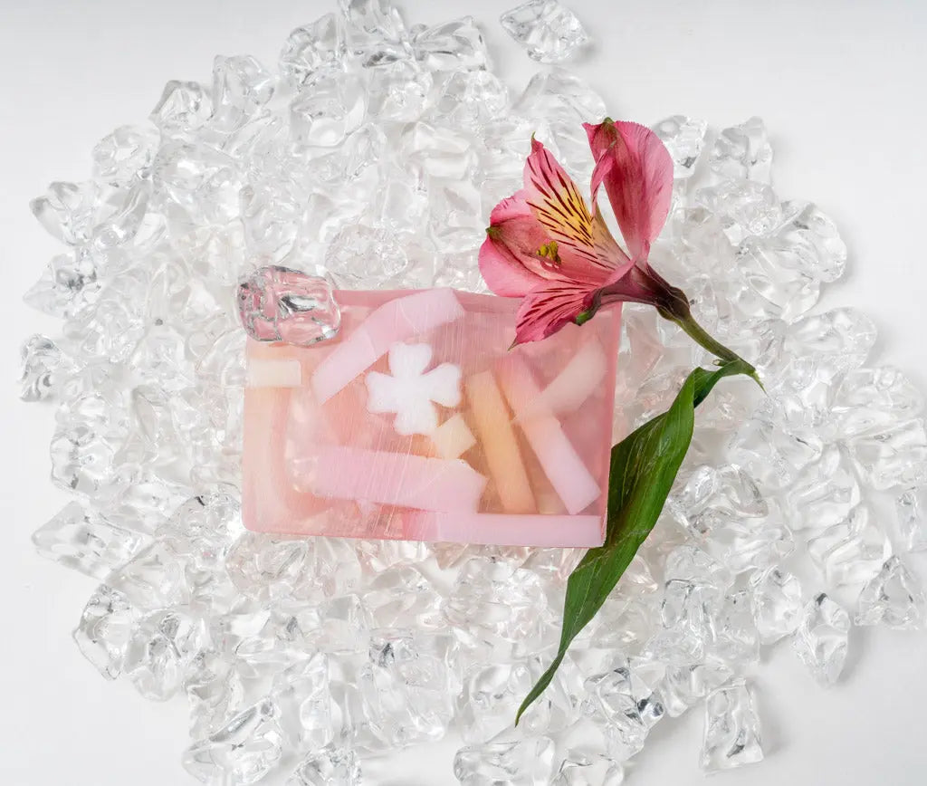 Grapefruit Splash Soap Slice 5.5 Oz. by Essential Journeys, natural skincare detail photo 2