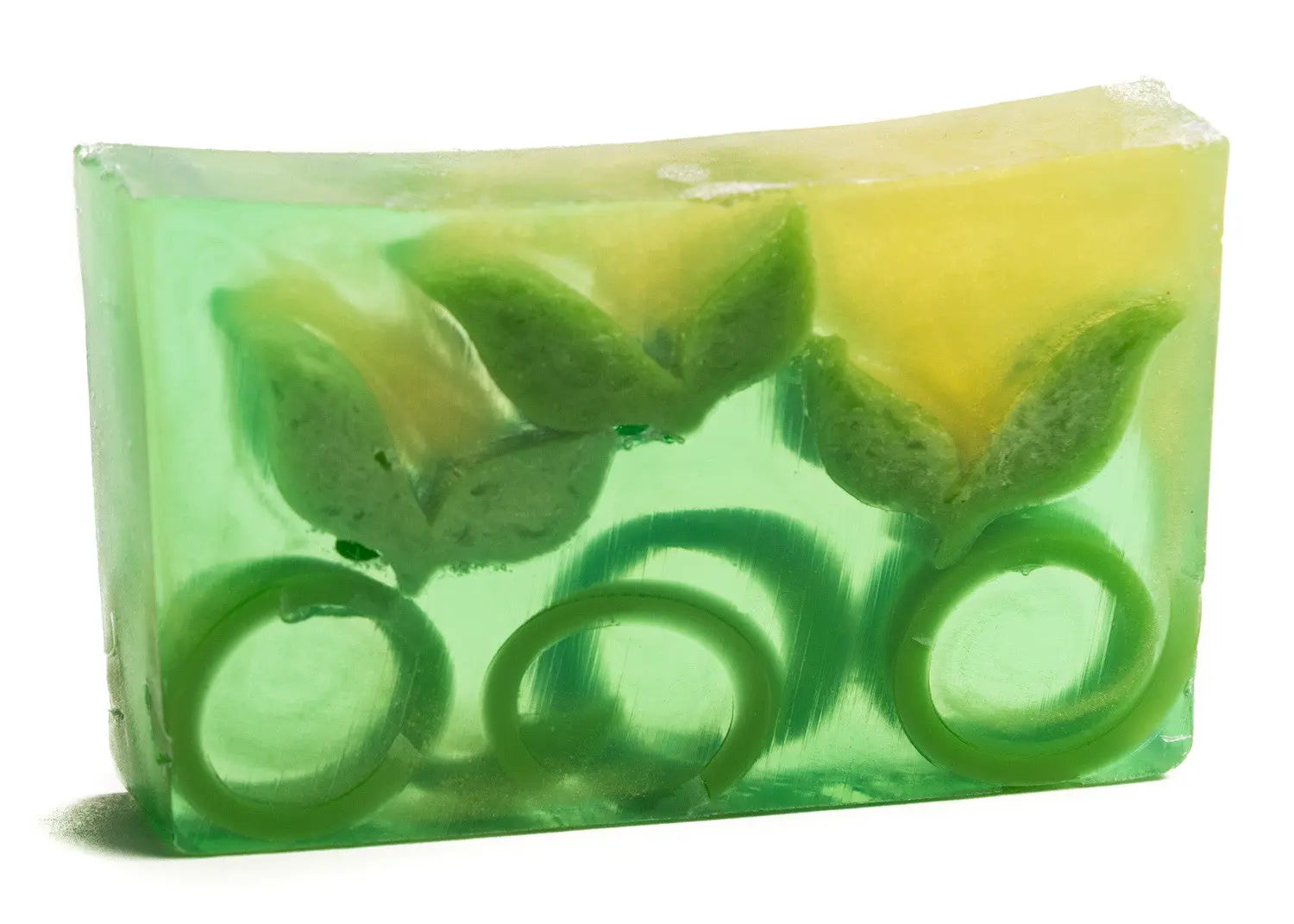 Green Tea Soap Slice 5.5 Oz. by Essential Journeys, Southern food gift main product photo