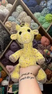 Gary the Giraffe - Handmade Crochet Stuffed Animal Toy by Klassy Krafts, 3D printed gift main product photo