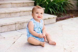 Gator Games Organic Muslin Shortall by Nola Tawk, children's boutique clothing detail photo 2
