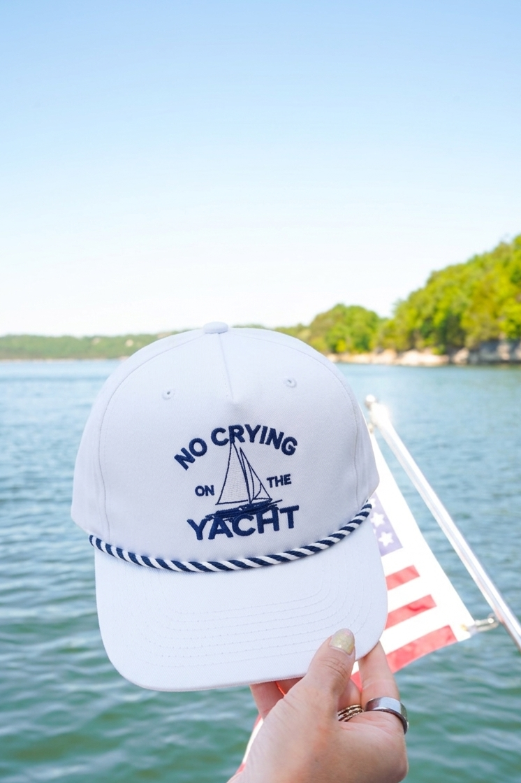 No Crying on the Yacht - Relaxed Snapback by KenzKustomz