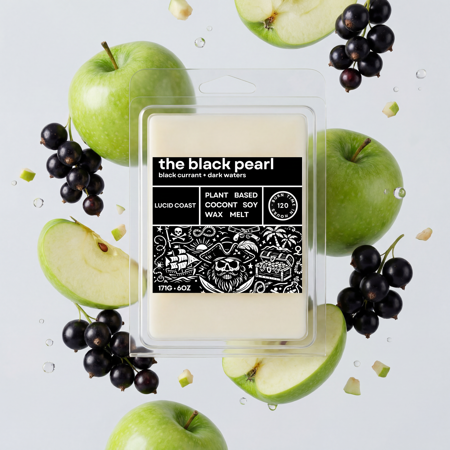 The Black Pearl Wax Melt by Lucid Coast Co. product image 1