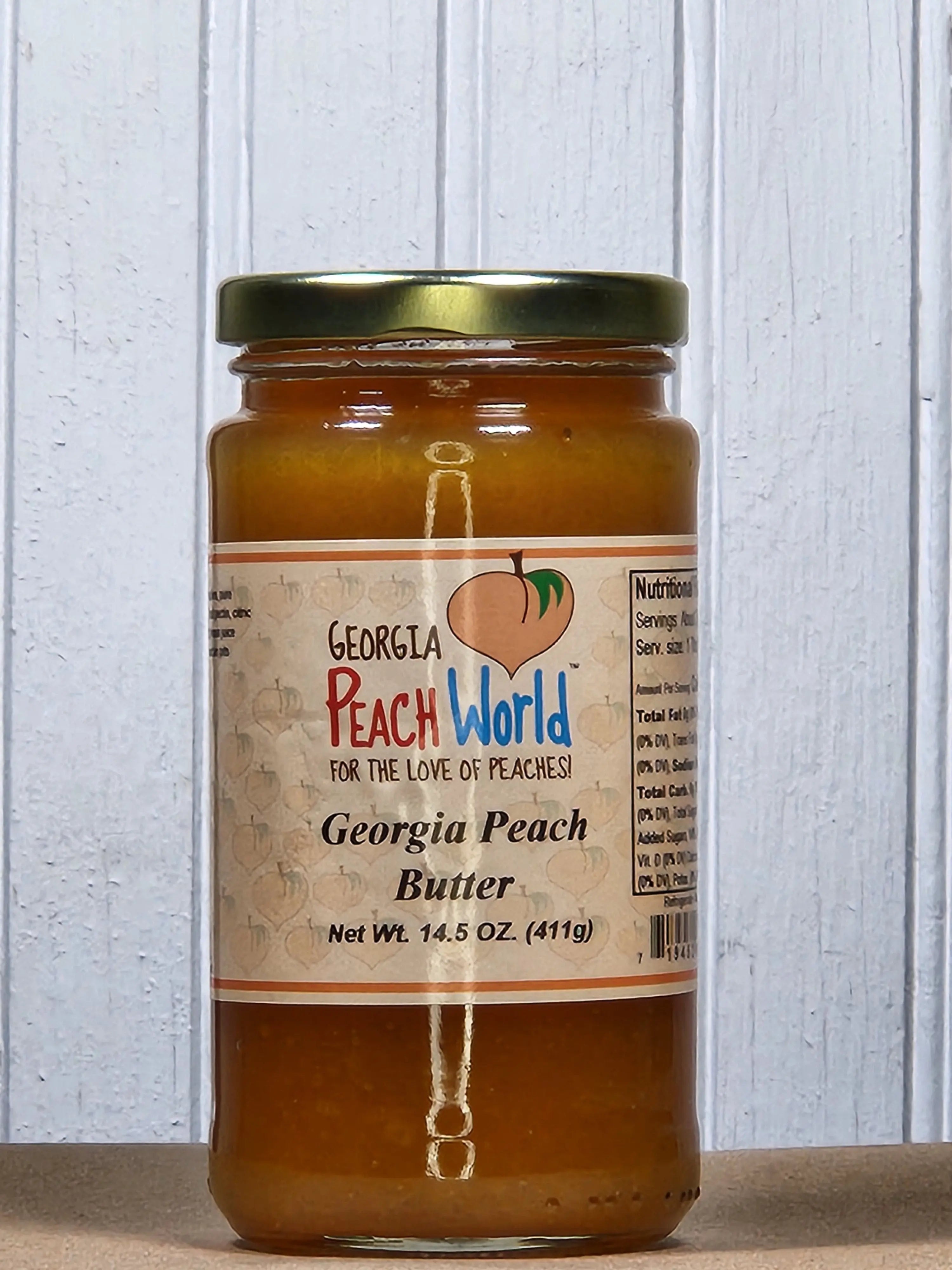 Georgia Peach Butter 14.5 oz by Georgia Peach World, natural skincare main product photo