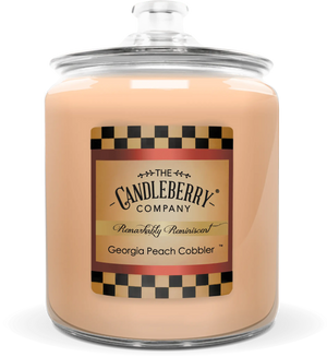 Georgia Peach Cobbler™, 4 - Wick, Cookie Jar Candle (Collective) by The Candleberry® Candle Company, scented candle main product photo